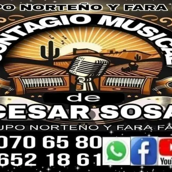 Portada de contagio Musical de Cesar Sosa