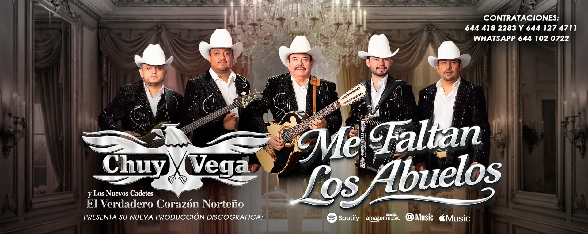 Portada de Chuy Vega y Los Nuevos Cadetes